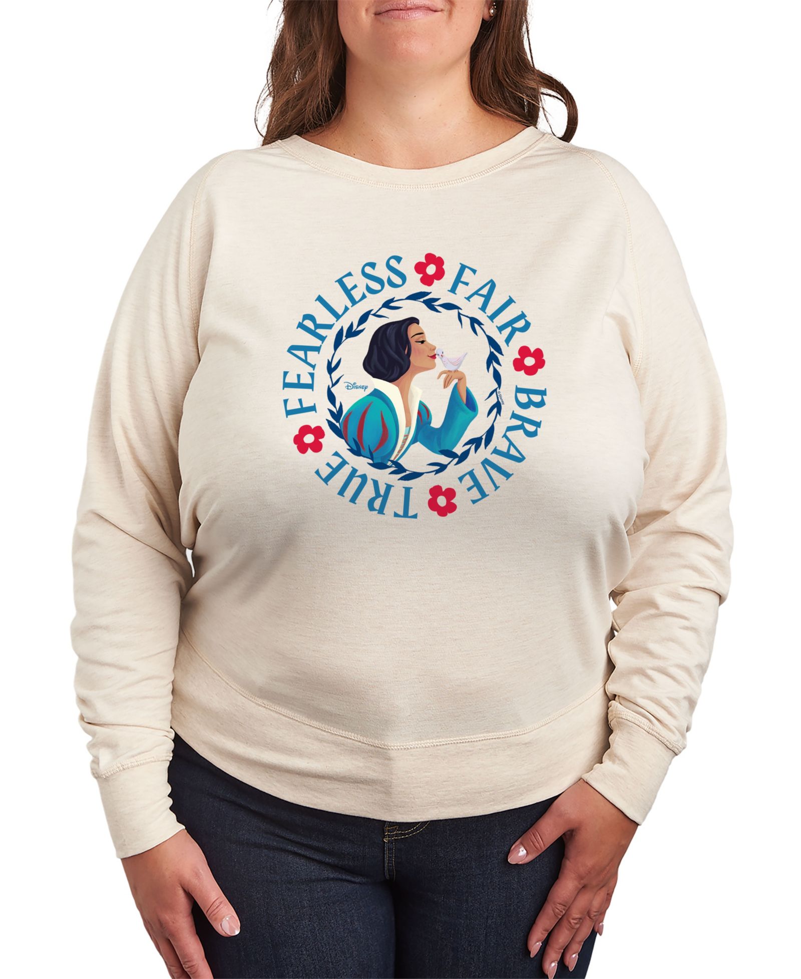 Женский топ Hybrid Apparel Disney Snow White, Plus Size, с графическим принтом