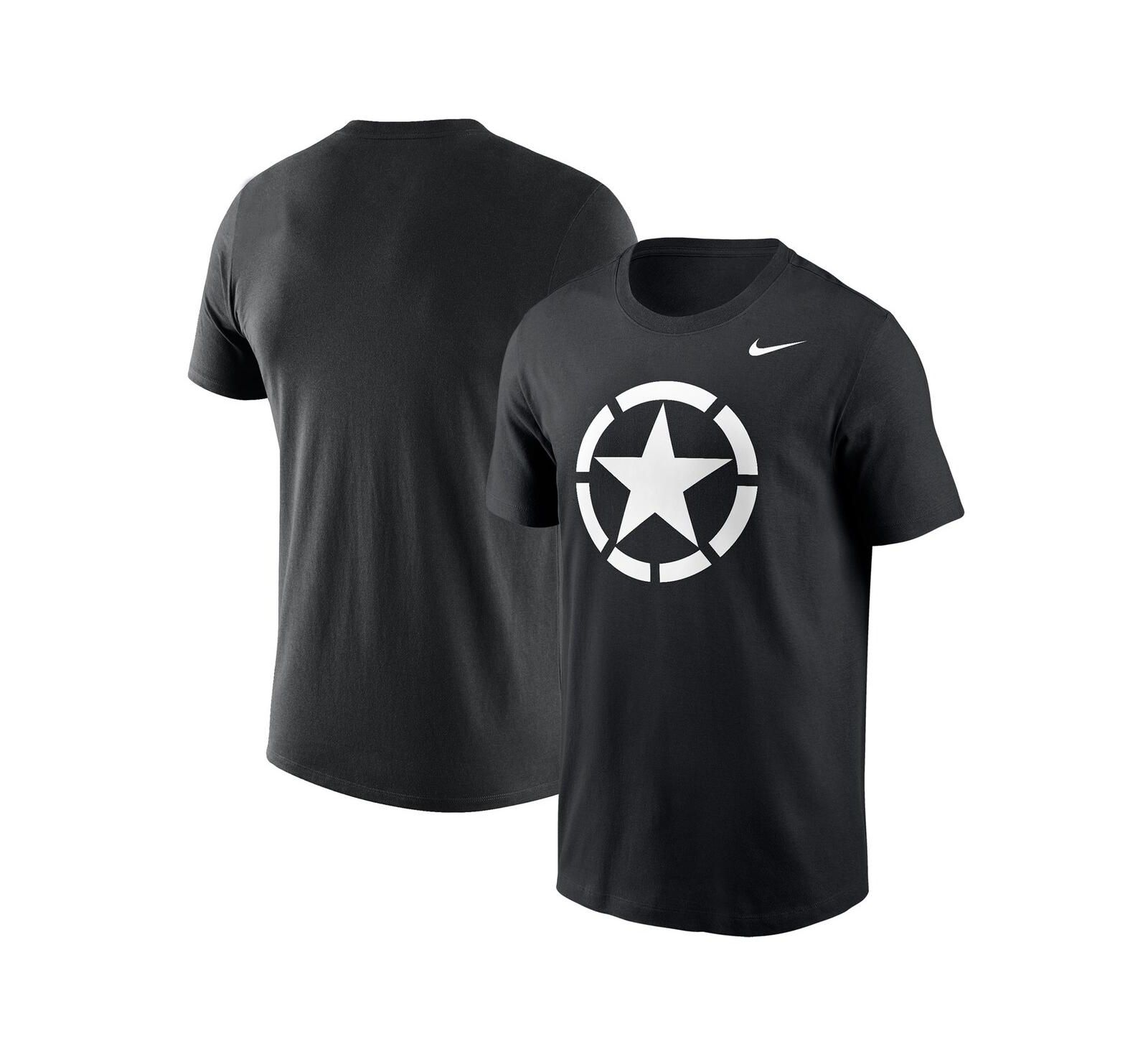 Nike Men's Black Army Black Knights 2024 Rivalry Collection Star T-Shirt
