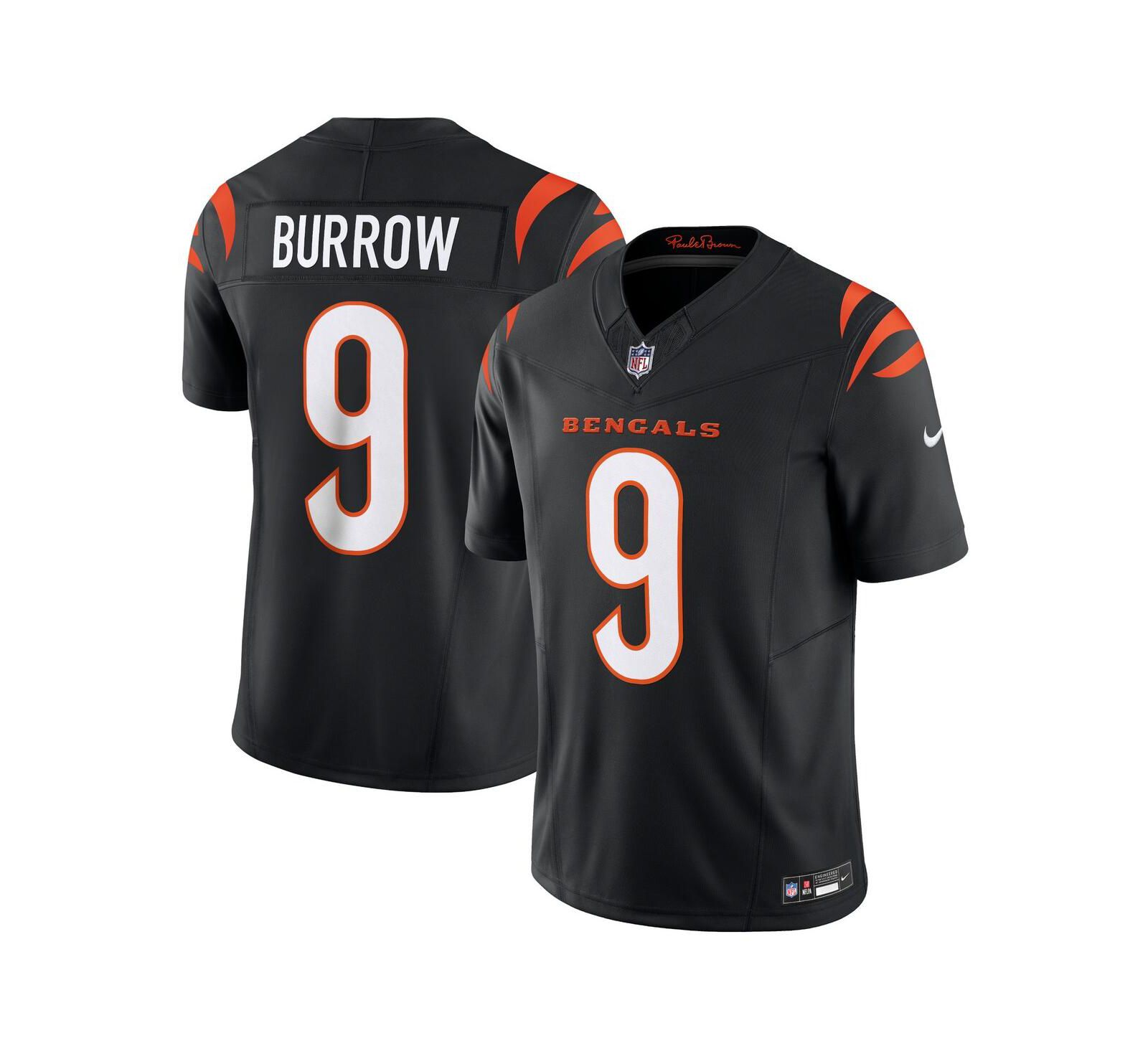 Nike Мужская джерси Cincinnati Bengals Vapor F.U.S.E. Limited Joe Burrow Black