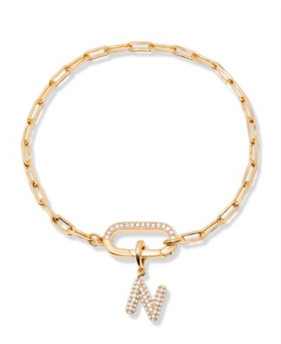 brook & york Petra Initial Charm Bracelet