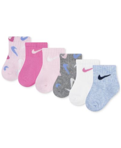 Детские носки Nike Baby and Toddler Swooshfetti Ankle, 6 пар