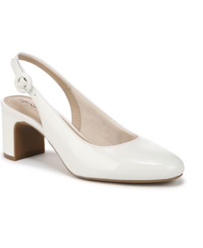 White Faux Patent
