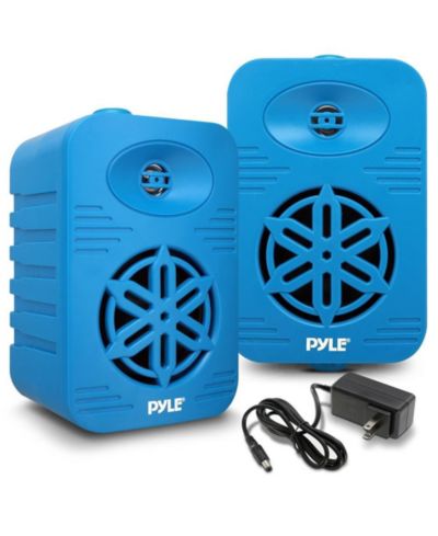 Pyle PDWRBT46YL 4" Waterproof Bluetooth Wireless Indoor/Outdoor Speaker System