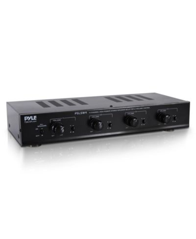 Pyle PSLSW4 4-Channel Multi-Zone Audio Speaker Selector System