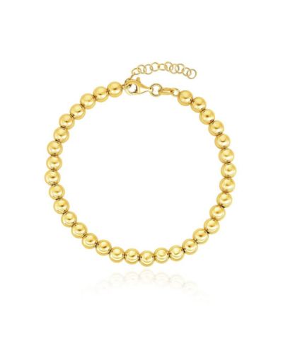 The Lovery Large Gold Ball Bead Bracelet 14K Gold