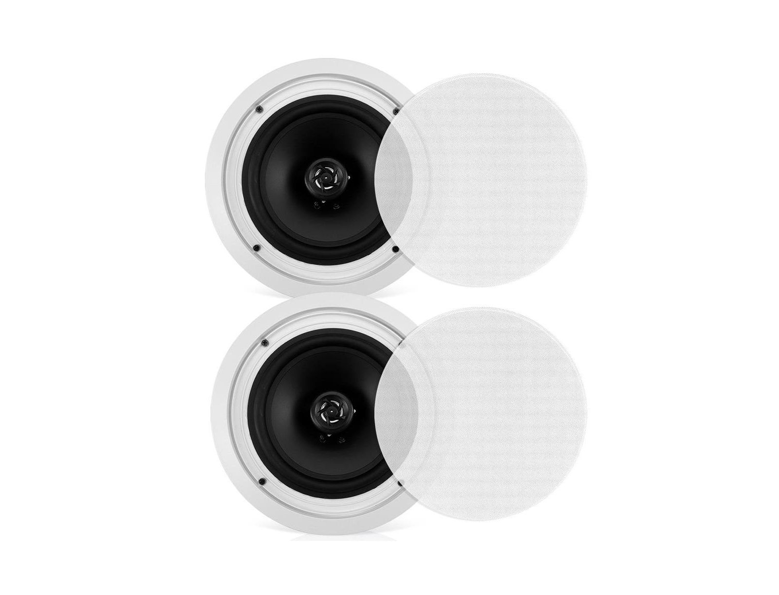 Pyle встраиваемые динамики 8.0", 2-Way Flush Mount, 250W Max Power Output, Polypropylene Cone, High Compliance Polymer Tweeter