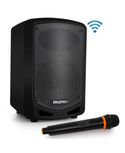 Карманная акустическая система Pyle Karaoke с беспроводным микрофоном, MP3/USB/SD и Bluetooth PA Speaker