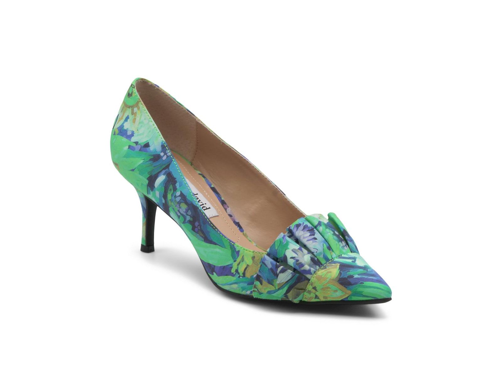 Charles David Womens Arvine Floral Mid Heel Pump