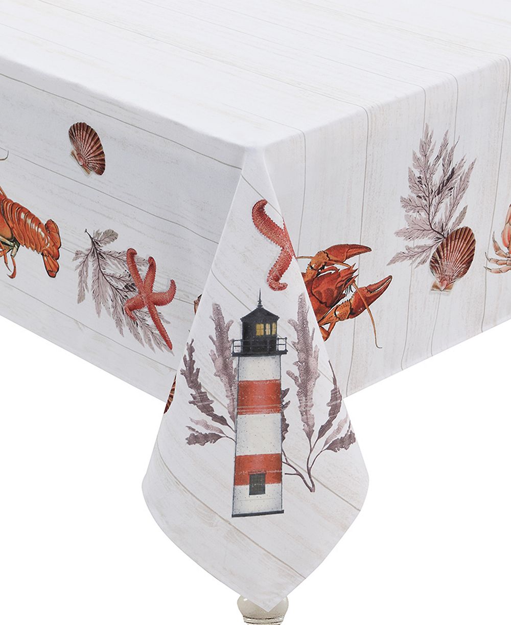 Скатерть Laural Home Seafood Shack, 70" x 144"