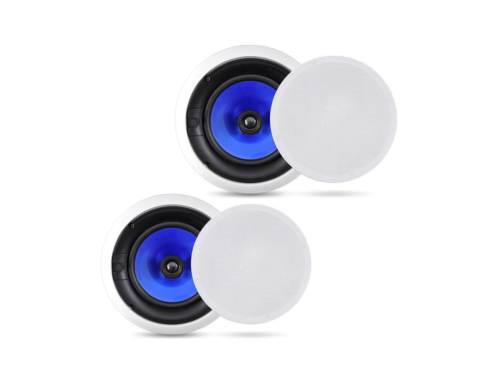 Pyle PIC6E In-Wall/In-Ceiling 2-Way Adjustable Treble Control Speaker System