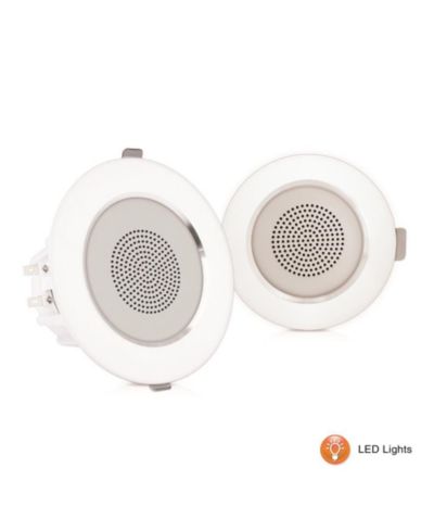 Pyle пара 3.5” LED встраиваемых в стену или потолок динамиков - 2-Way полнодиапазонная стереосистема, со встроенным LED светом, макс. мощность 140W
