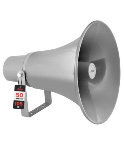 Pyle 13.5" Indoor/Outdoor 50-Watt 70V Transformer PA Horn Speaker