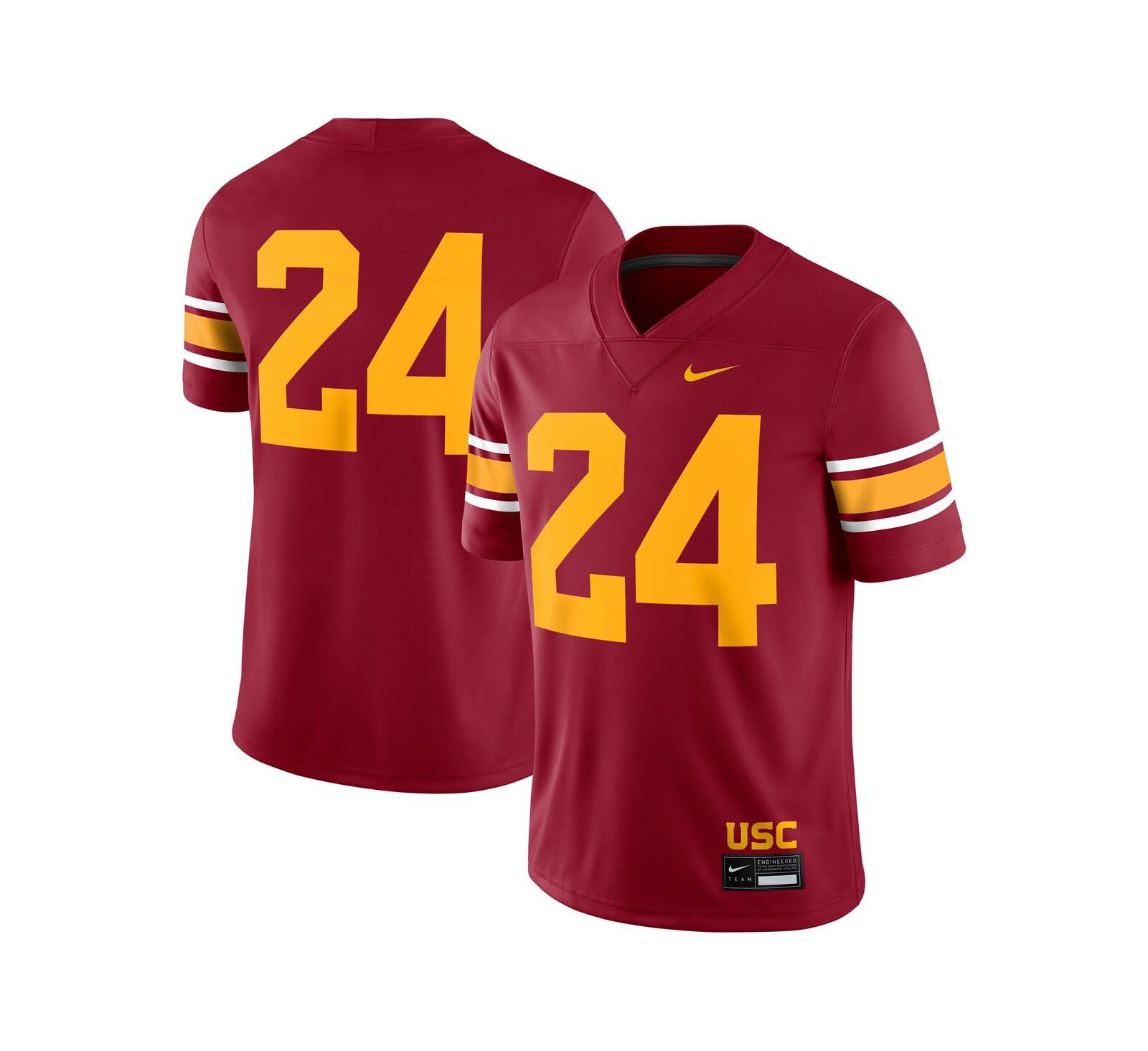 Мужская джерси Nike 24 Cardinal USC Trojans Alternate Game