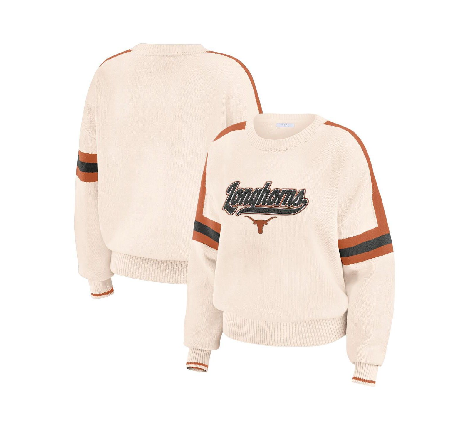 WEAR by Erin Andrews Женский джемпер с нашивкой Texas Longhorns