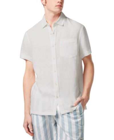 SCOTCH & SODA Мужская льняная рубашка на пуговицах