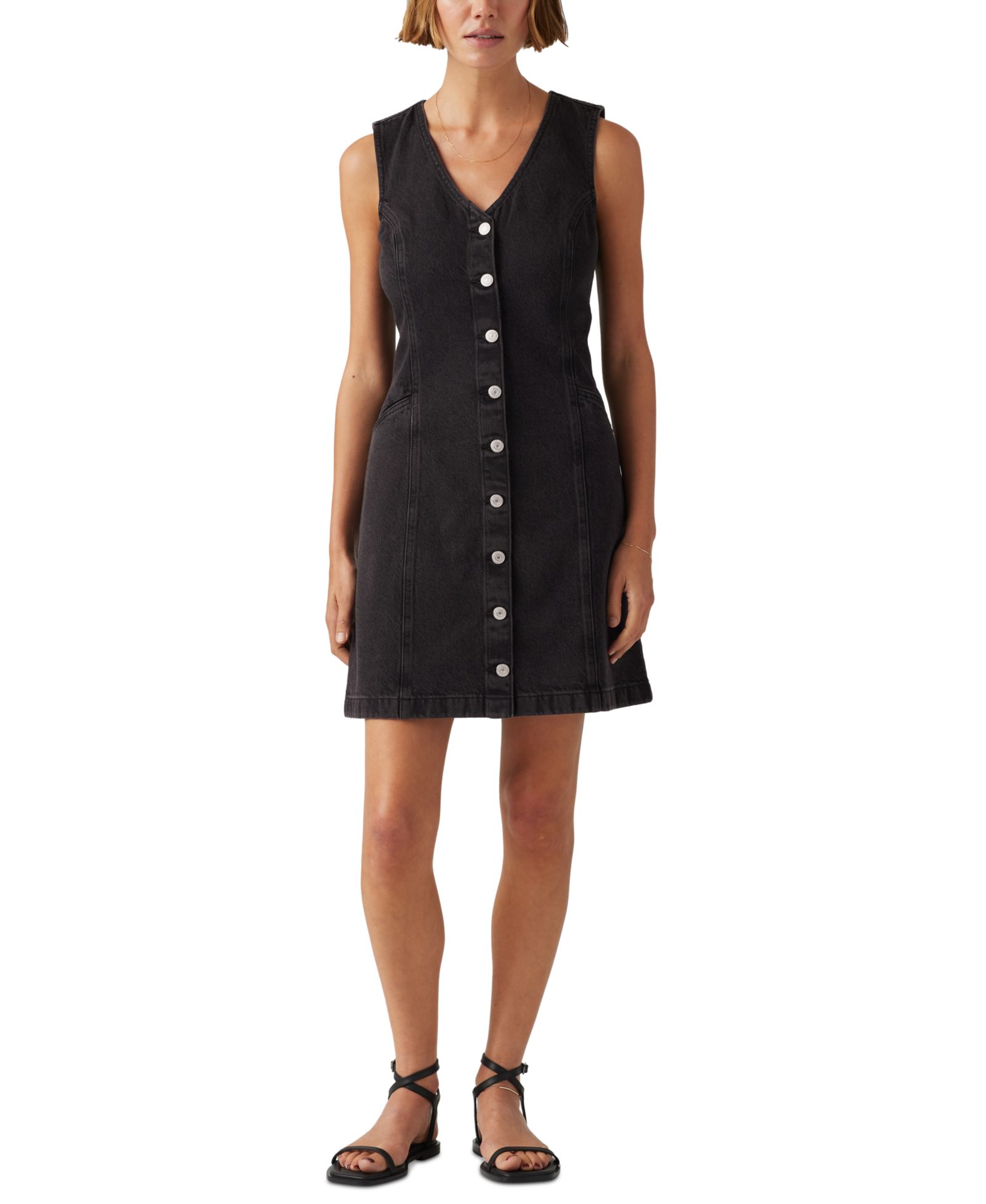 Женское джинсовое платье Levi's Vianna Button-Front Vest Dress