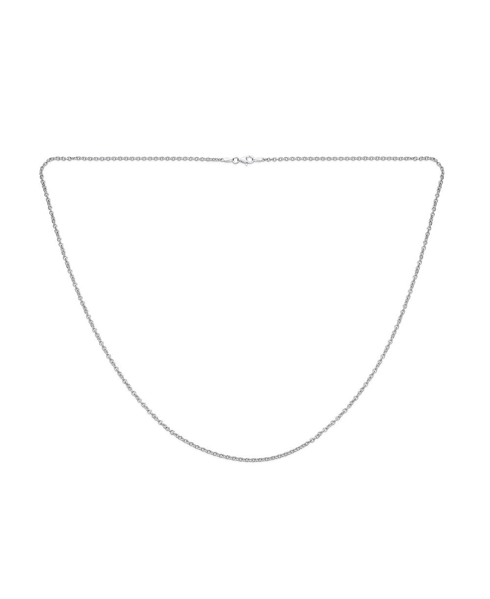 Bling Jewelry тонкая цепочка роло, 14K желтое напыление, серебро, 16-24 дюйм