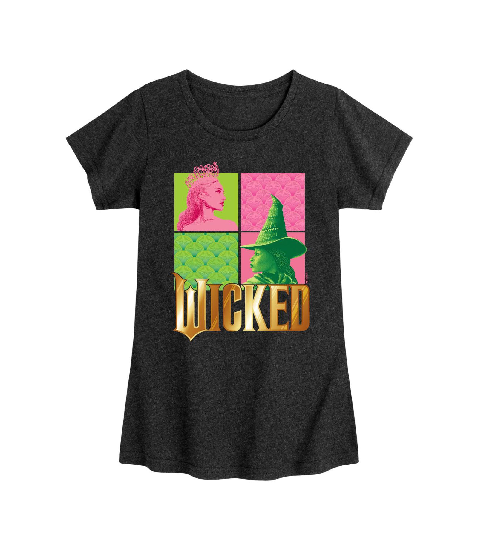 Wicked Little Girls Elphaba Glinda Graphic Tee