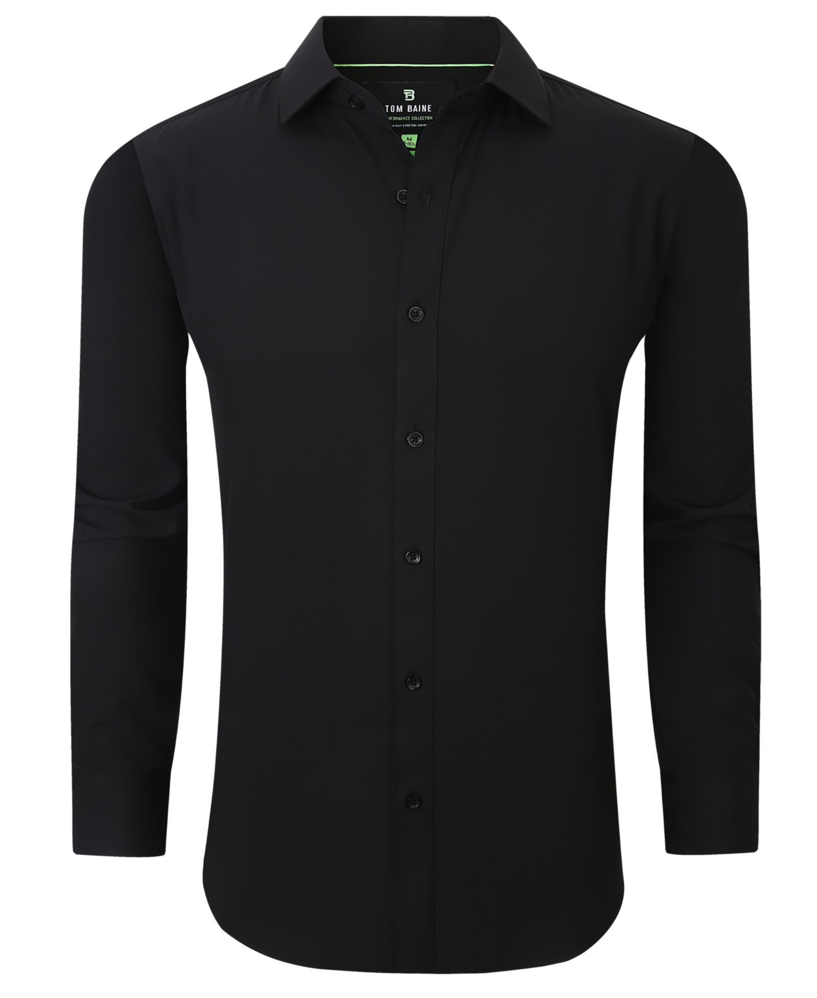 Мужская рубашка Tom Baine Slim Fit с эластичным трикотажем
