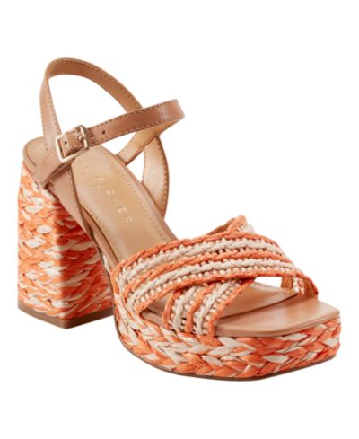 Marc Fisher LTD Женский Juliey Woven Block Heel Platform Sandals