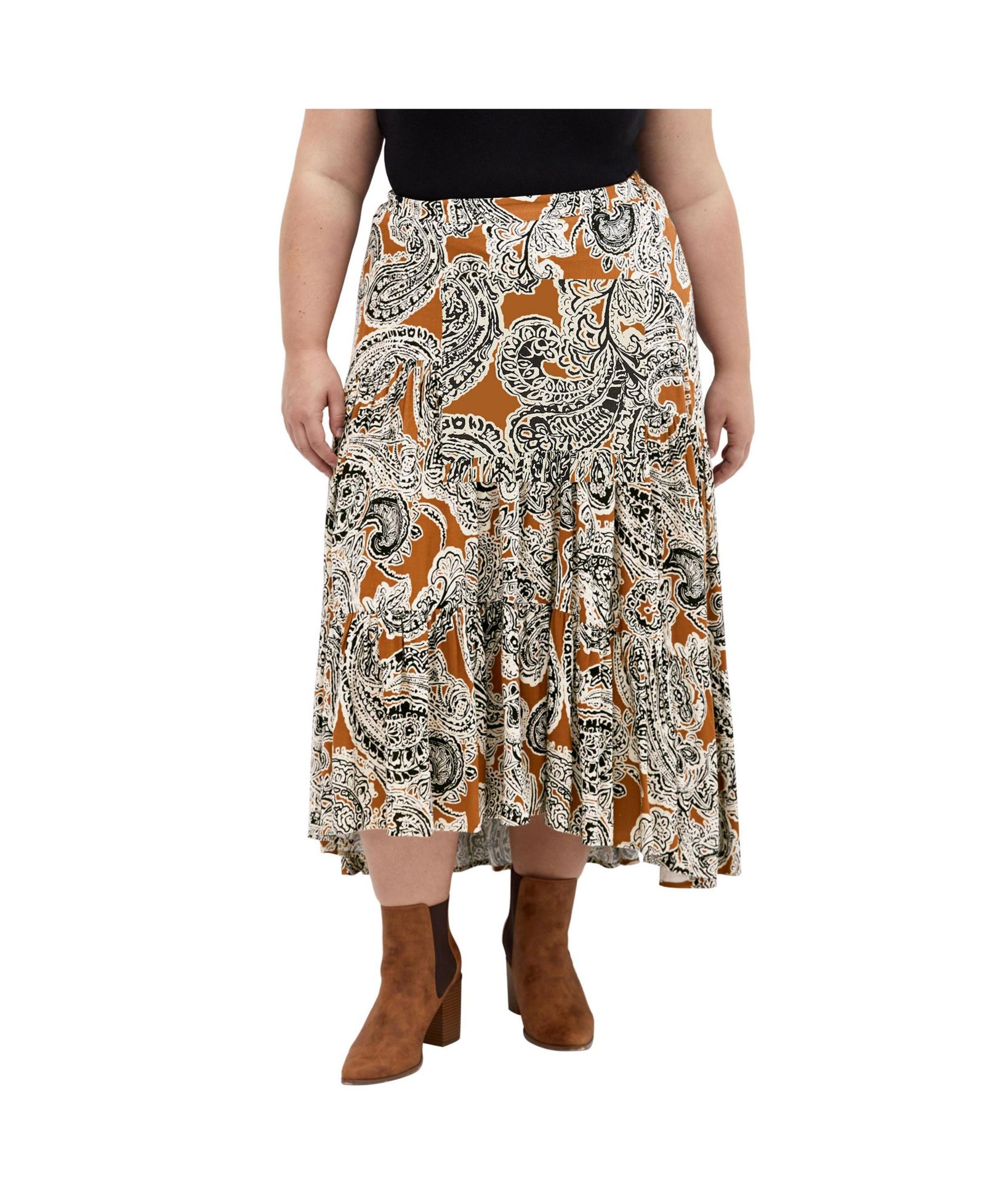 CITY CHIC Women's Misha Print Skirt