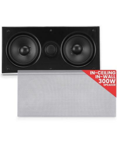 Pyle PDIWCS56 Dual 5.25" Woofers 1" Titanium Tweeters 300W In-Wall/In-Ceiling Speaker System