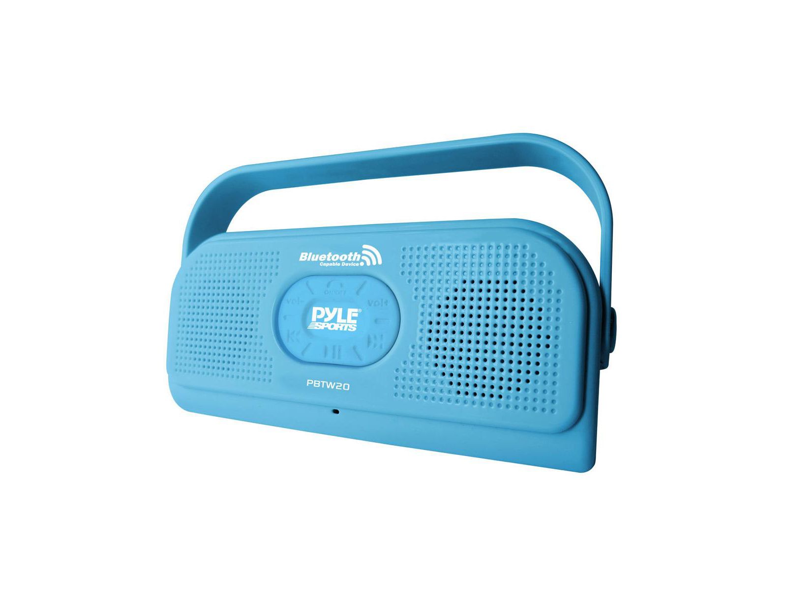 Водонепроницаемый Bluetooth стереодинамик Pyle Surf с функцией громкой связи (Blue)