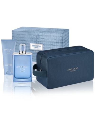 Мужской подарочный набор парфюмерии Jimmy Choo Man Aqua Eau de Toilette, 3 шт.