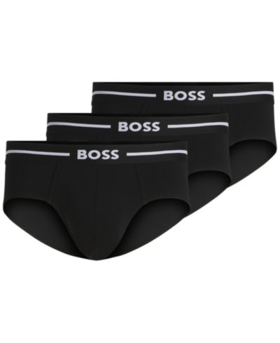 BOSS by Hugo Boss Мужской 3pk. Bold Logo Hip Briefs