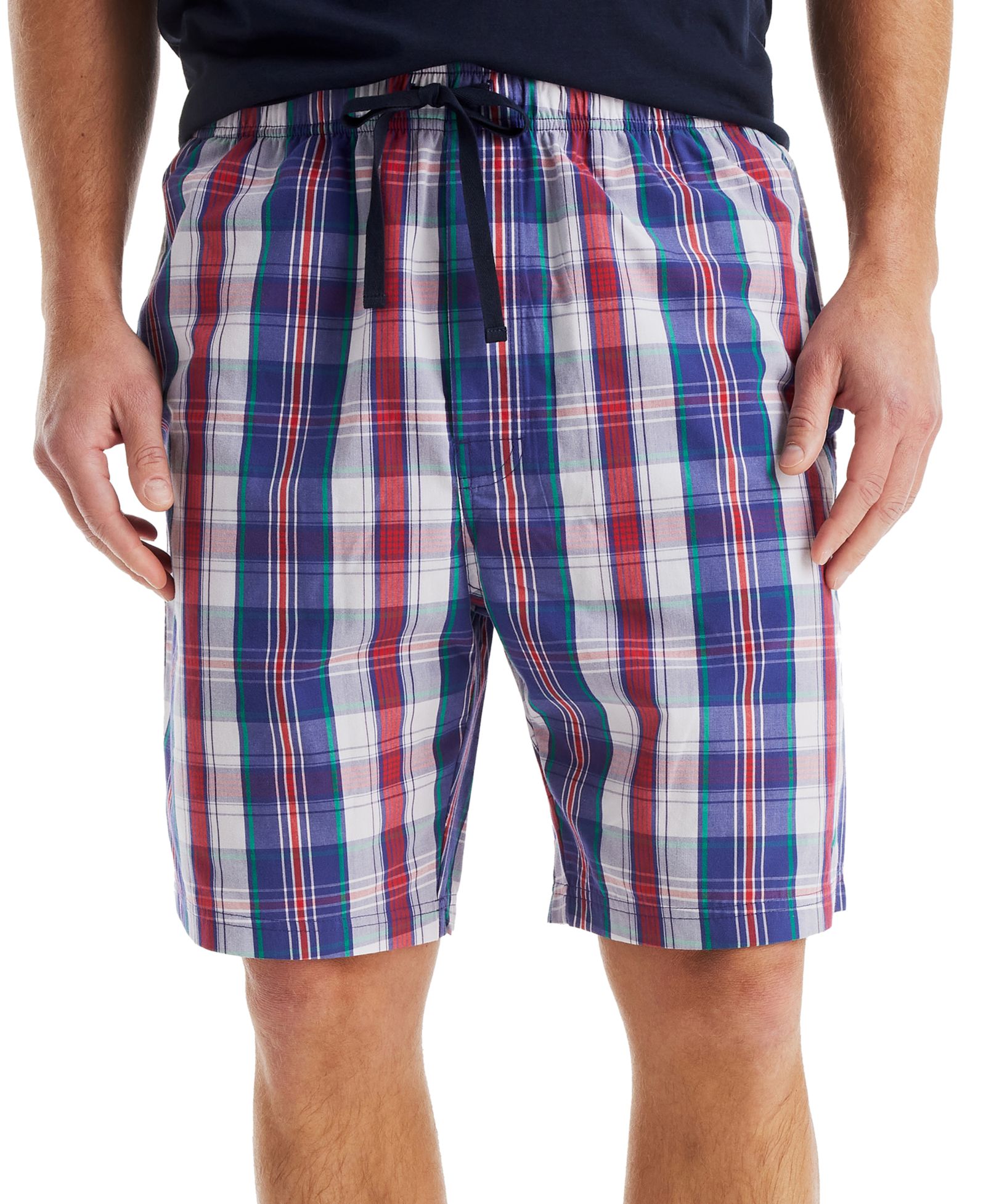 Мужские шорты для сна Nautica Men's Plaid Poplin 8"