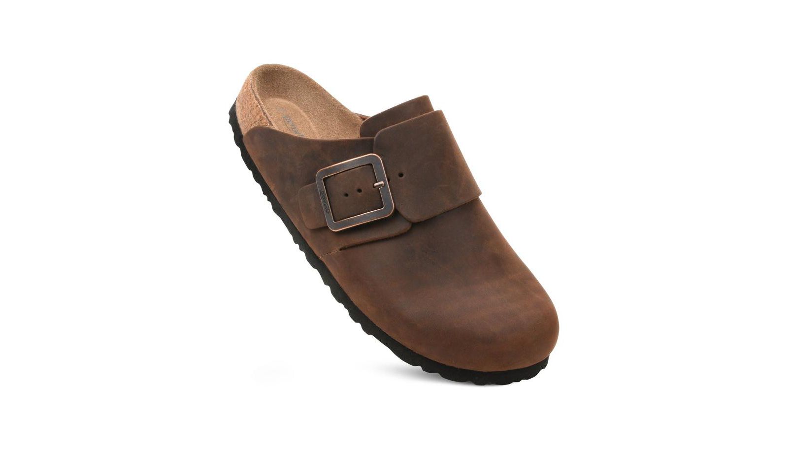 Aerothotic - Dakota Genuine Leather Clogs for Women with Arch Support