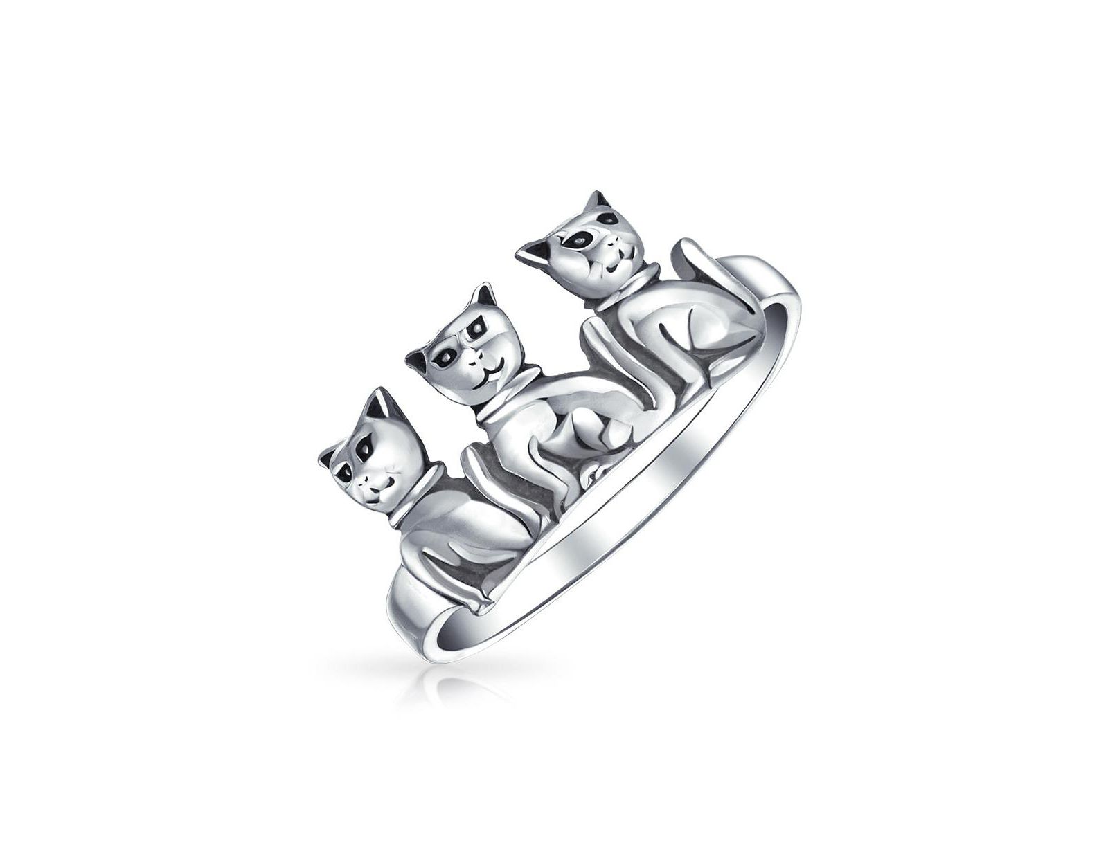 Кольцо Bling Jewelry BFF Friendship с котенком