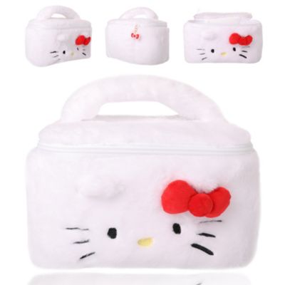 Пушистая косметичка для путешествий Hello Kitty