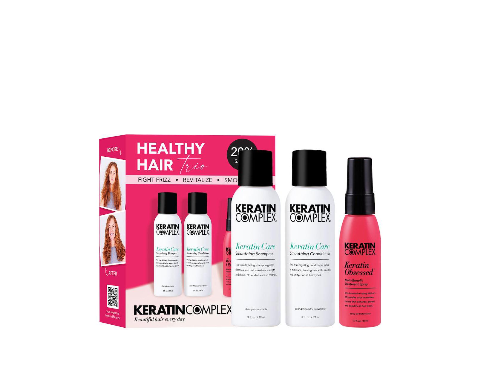 Набор для ухода за волосами Keratin Complex Healthy Hair Trio Kit