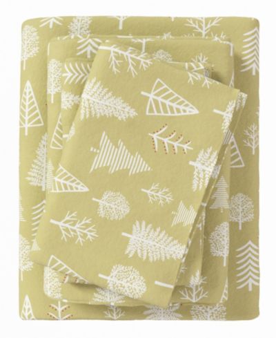 Комплект фланелевых простыней Linery & Co. Lodge Print из ультрамягкого турецкого хлопка