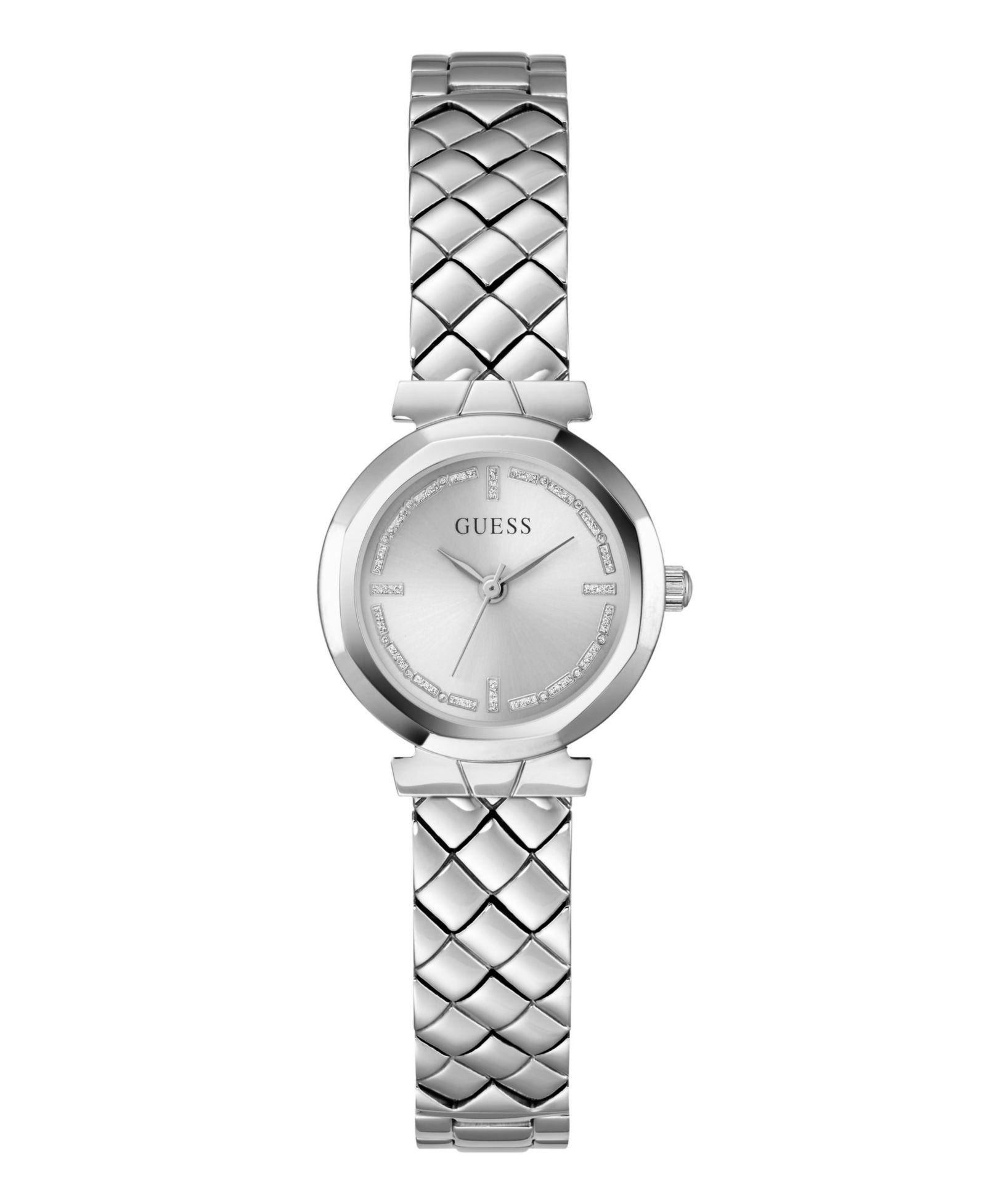 Женские часы Guess Analog Silver Tone Steel, 26mm