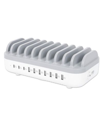 Manhattan зарядная станция USB на 10 портов, 120 W