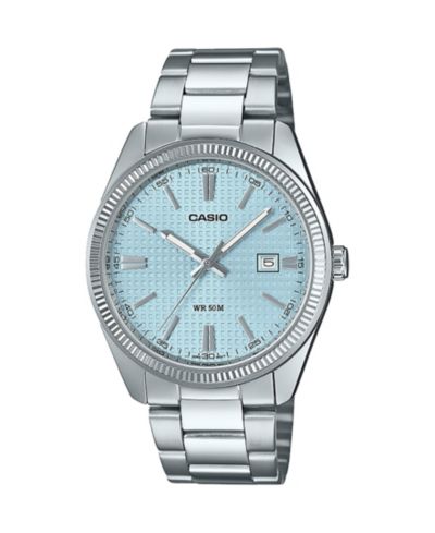 Часы Casio Мужские Silver Tone Stainless Steel, 38.5mm