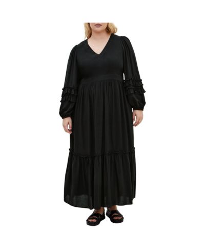 CITY CHIC женское макси-платье Malia Plain