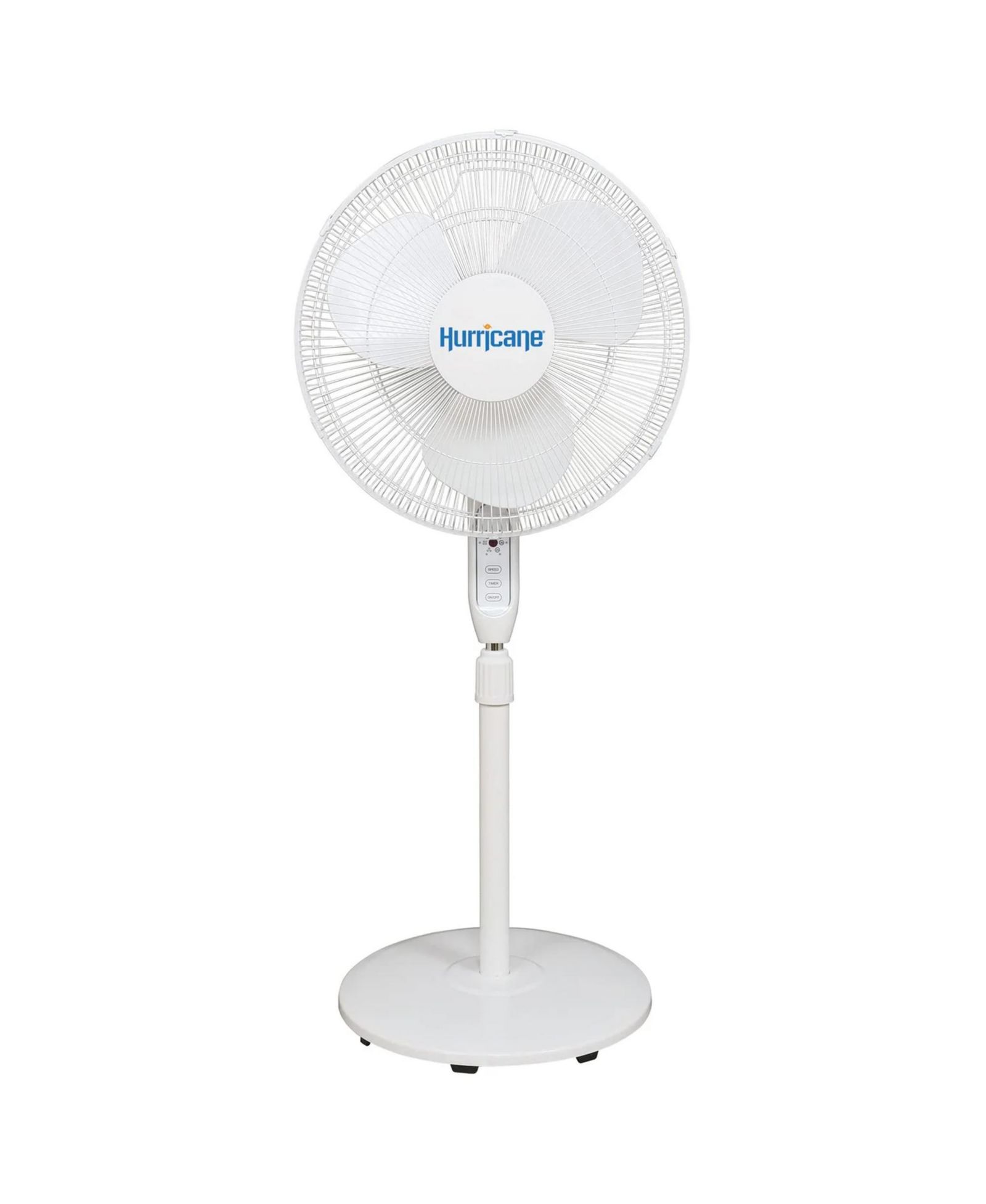 Напольный вентилятор Hurricane Supreme 16" 3 Speed Oscillating с пультом, белый