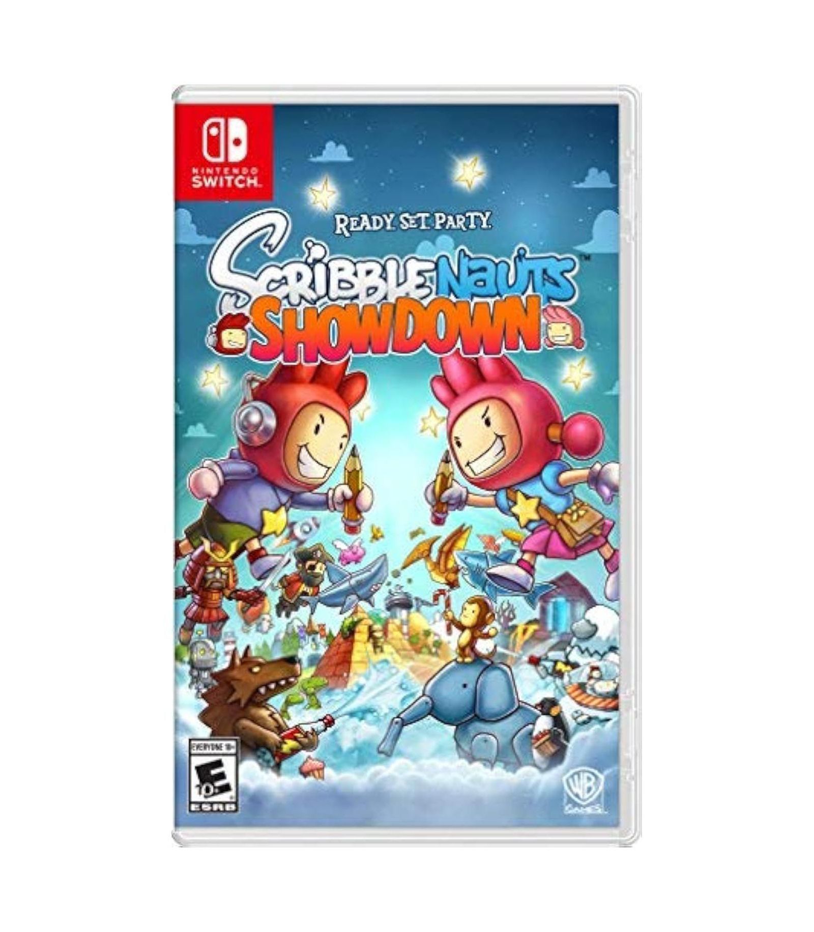 Warner Bros Scribblenauts Showdown Action Adventure Party Game Nintendo Switch