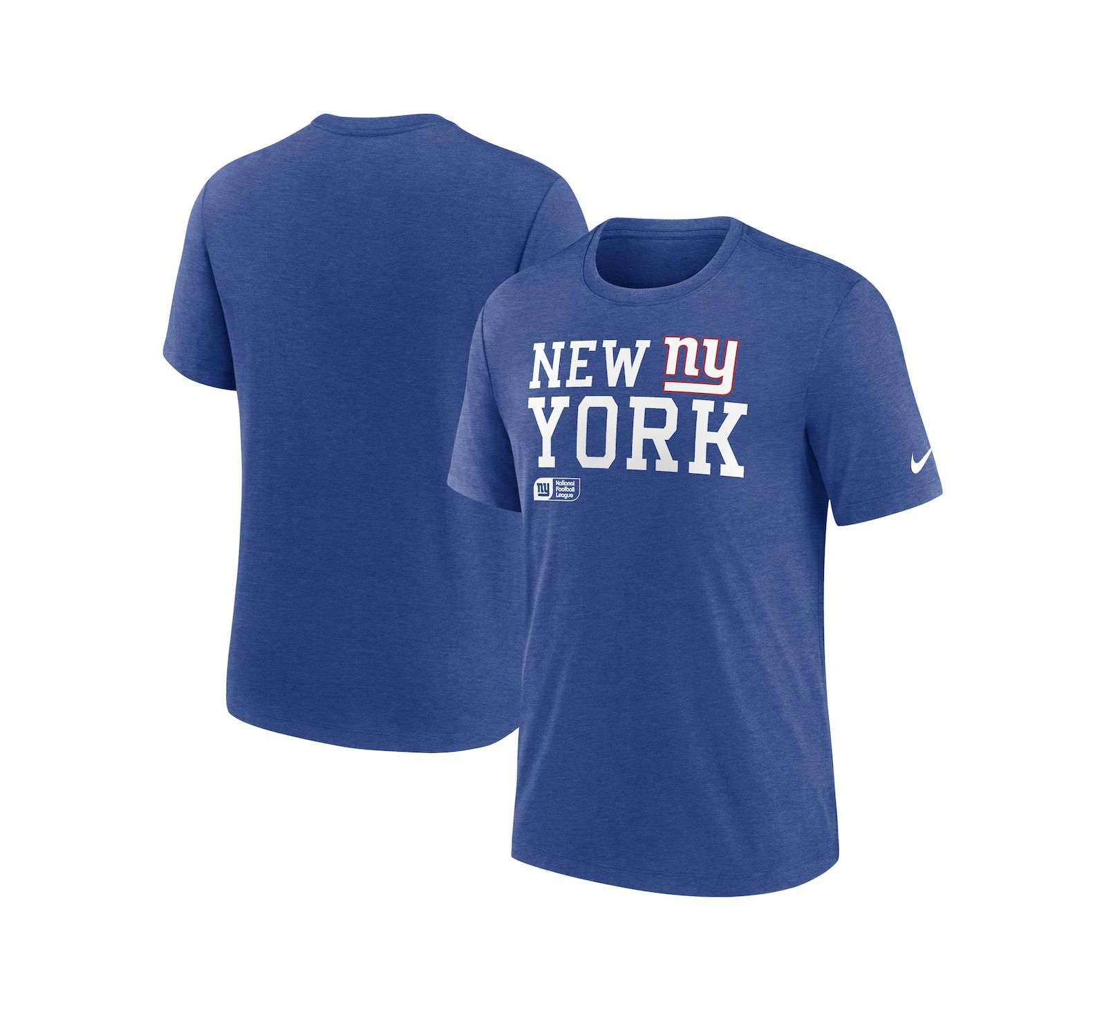 Мужская футболка Nike New York Giants Overlap Lockup Tri-Blend