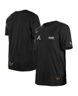 Мужская футболка New Era x Felt Atlanta Braves черная