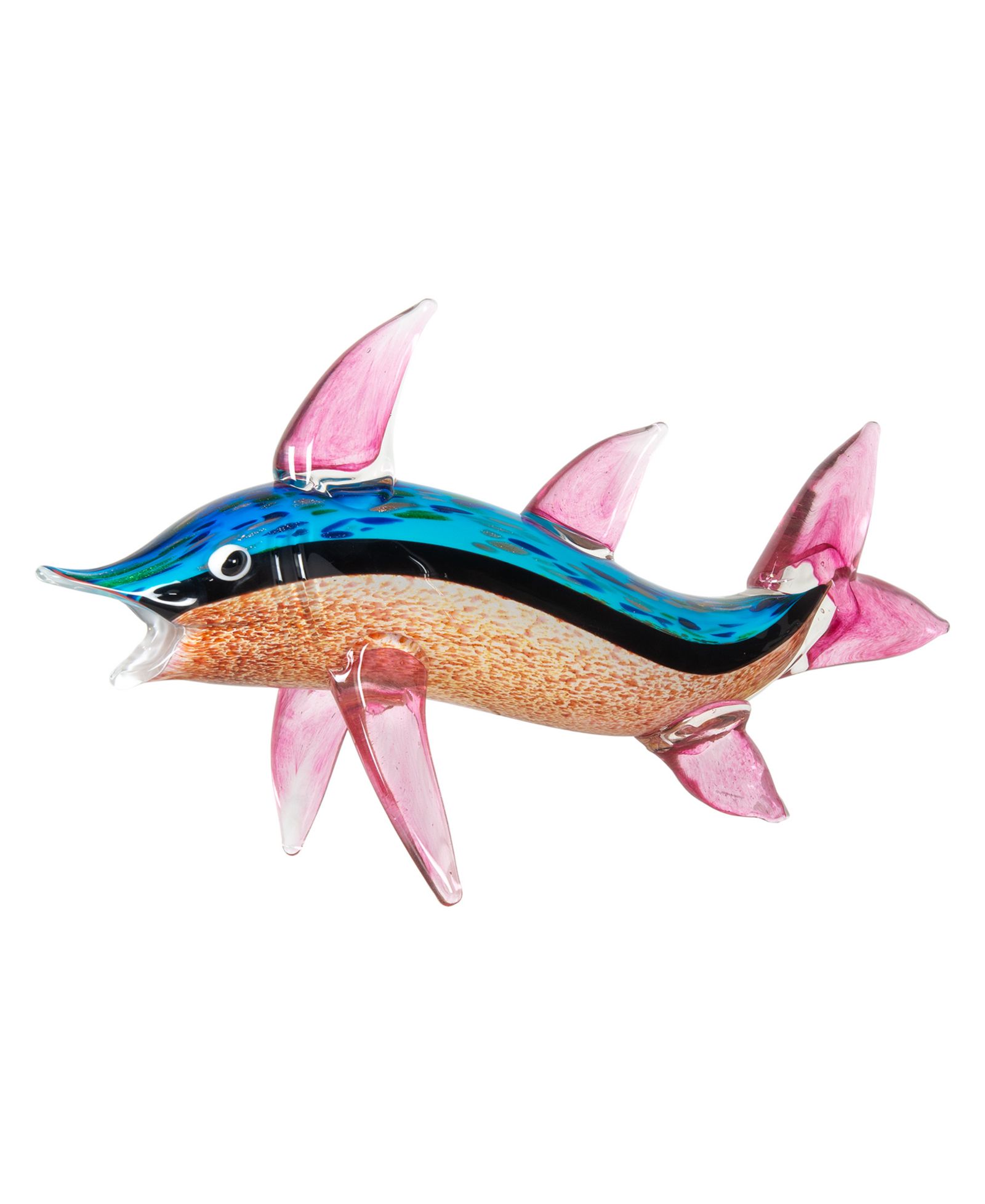 Стеклянная фигурка Dale Tiffany 12" Akala Fish Art Glass