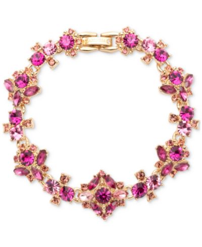 Браслет Marchesa Gold-Tone Multi-Stone Flex