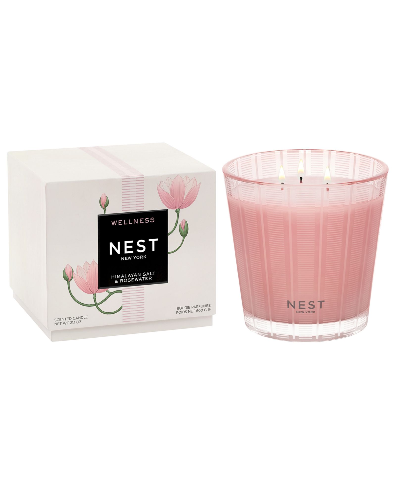 Ароматическая свеча NEST New York Himalayan Salt & Rosewater, 21.1 oz.