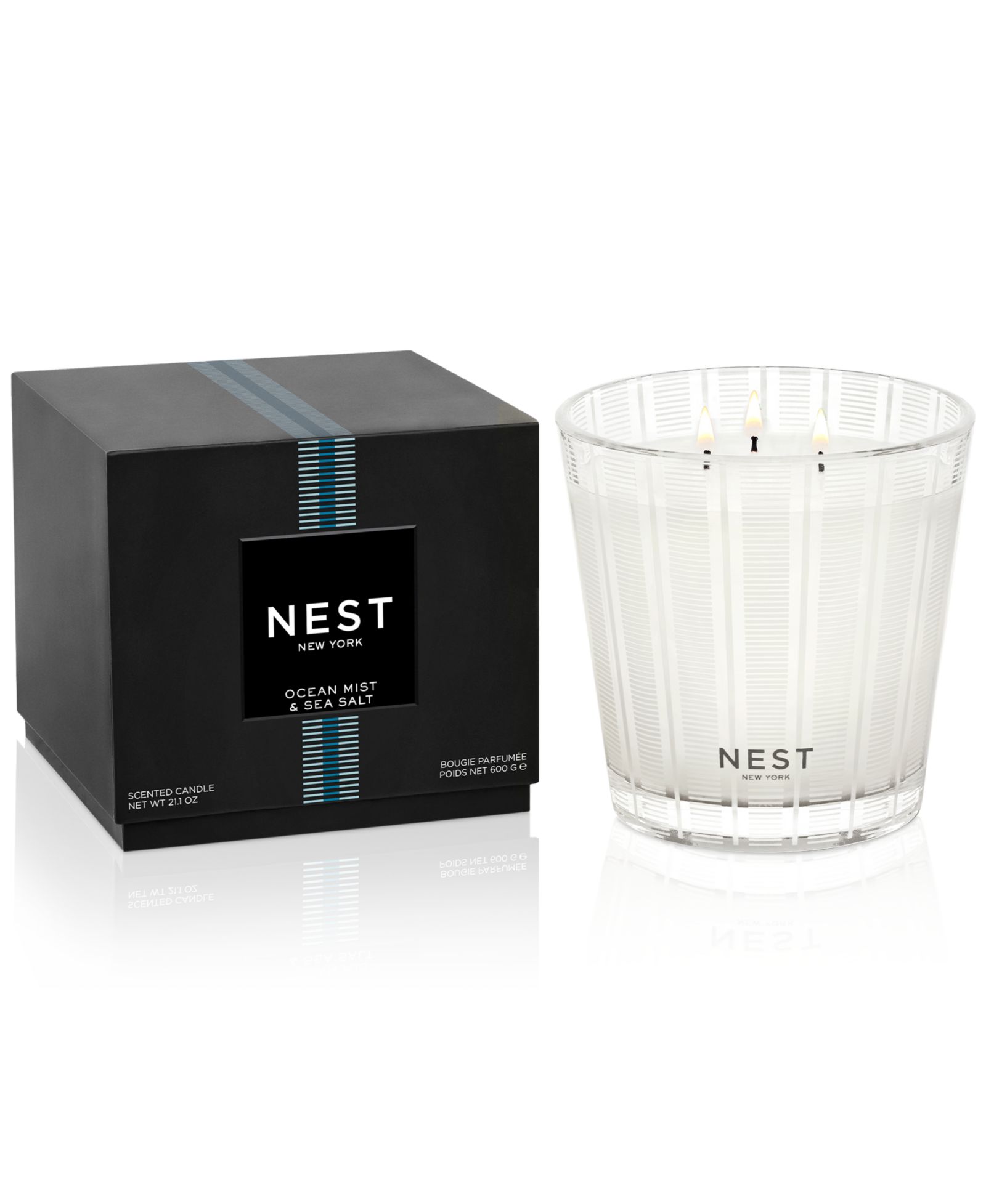 NEST New York ароматическая свеча Ocean Mist & Sea Salt 3-Wick, 21.1 oz.