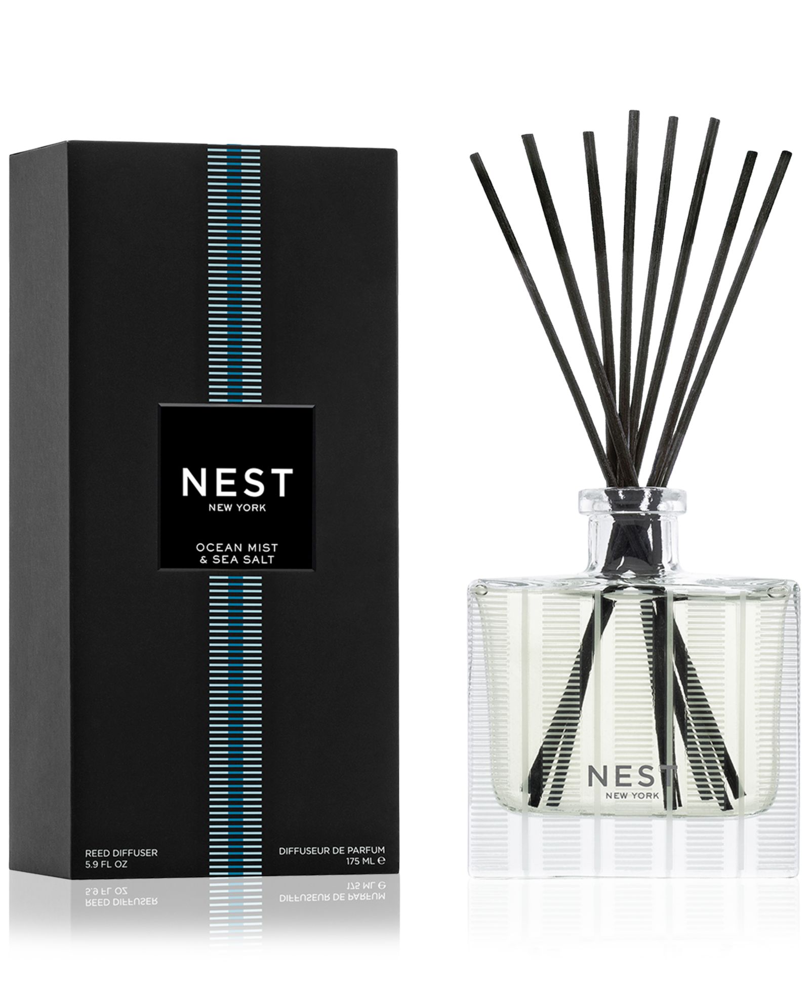 NEST New York Ocean Mist & Sea Salt Reed Diffuser, 5.9 oz.