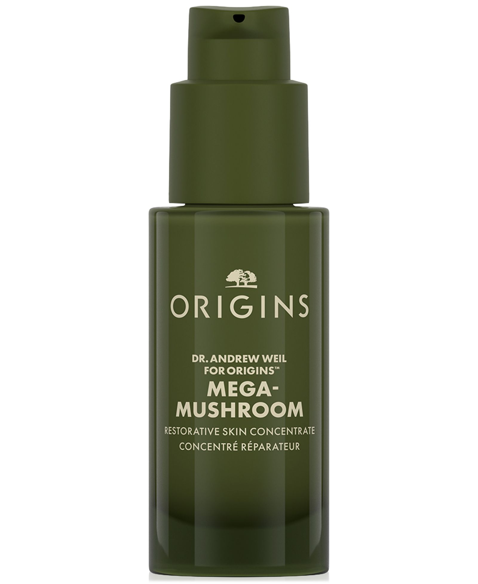 Origins Mega-Mushroom восстанавливающий концентрат для кожи