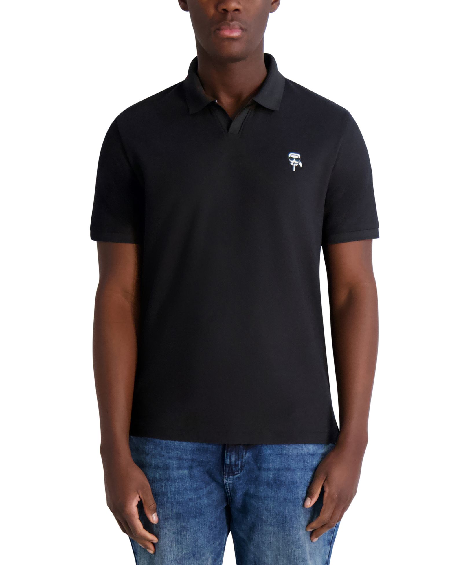 Мужская рубашка-поло KARL LAGERFELD PARIS Regular-Fit Karl Head Piqué